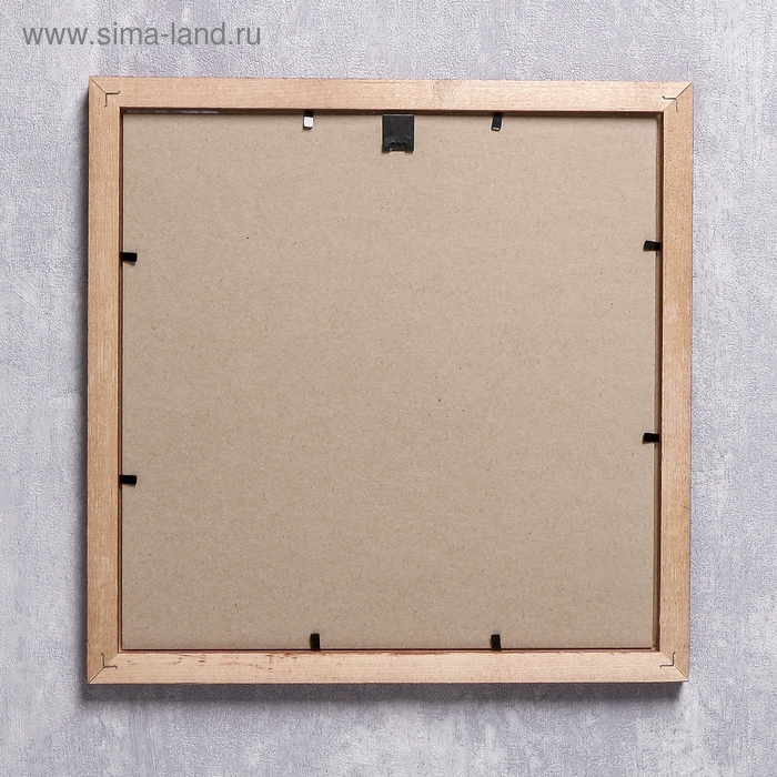 Фоторамка сосна с24 коричневая 25х25 см (пластиковый экран)