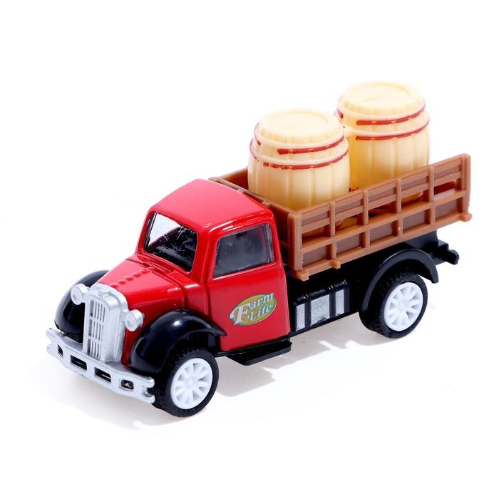 Грузовик металлический &laquo;Бортовой&raquo;, инерция, МИКС