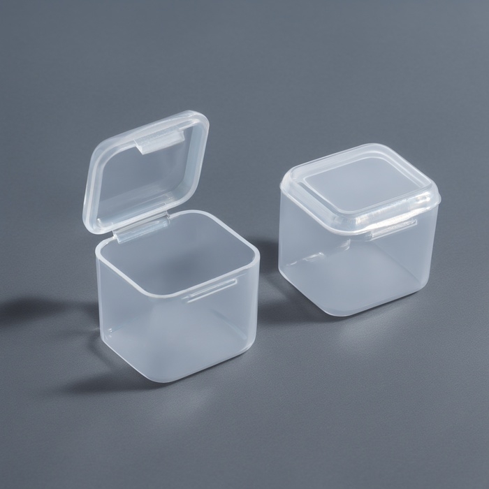 Органайзер для декора, 56 ячеек, 21 &times; 17,2 &times; 2,5/2,5 &times; 2,5 &times; 2 см, цвет прозрачный