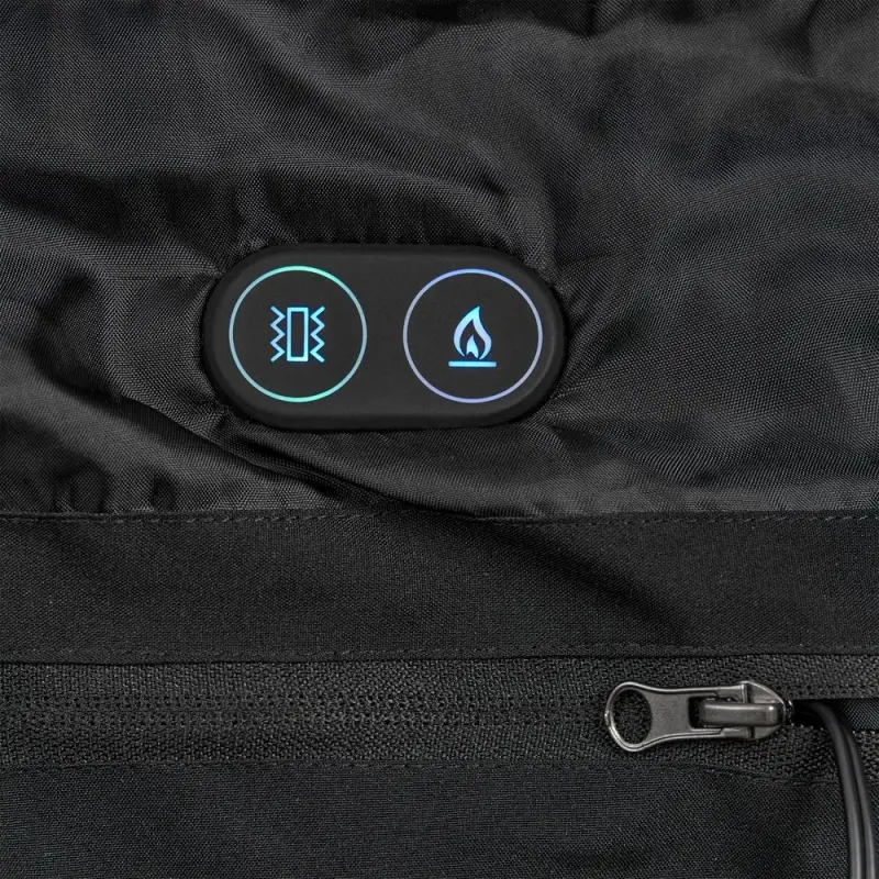 Куртка с подогревом Thermalli Everest, черная, размер S