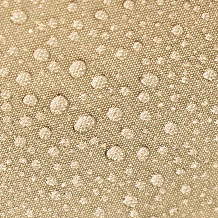 Штора уличная на петлях 210D, размер 145x240 см, цвет бежевый