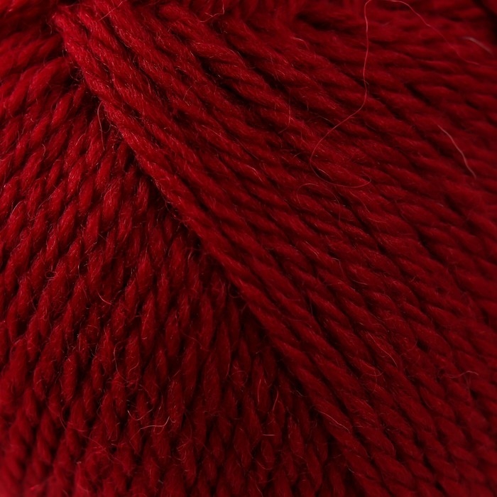 Пряжа "Аргентинская шерсть" 100% импортная п/т шерсть 200м/100гр (091,вишня)