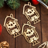 Набор ёлочных игрушек "Щелкунчик", 3шт, 60 х 95мм Набор ёлочных игрушек "Щелкунчик", 3шт, 60 х 95мм