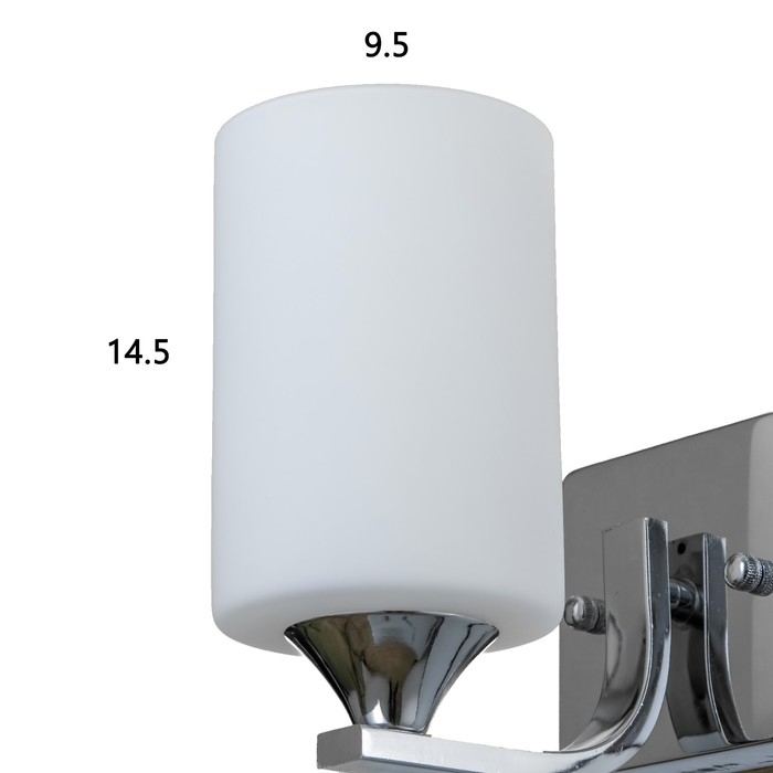 Бра 2490/1CR E27 40Вт хром 10х20 см