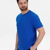 Футболка T-Bolka 180 ярко-синяя, размер XS