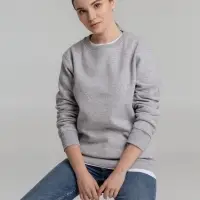 Свитшот унисекс King, серый меланж, размер XXL