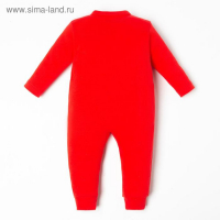 Комбинезон Крошка Я "Санта", рост 62-68 см, красный Комбинезон Крошка Я "Санта", рост 62-68 см, красный