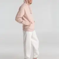 Толстовка с капюшоном унисекс King, розовая, размер XS