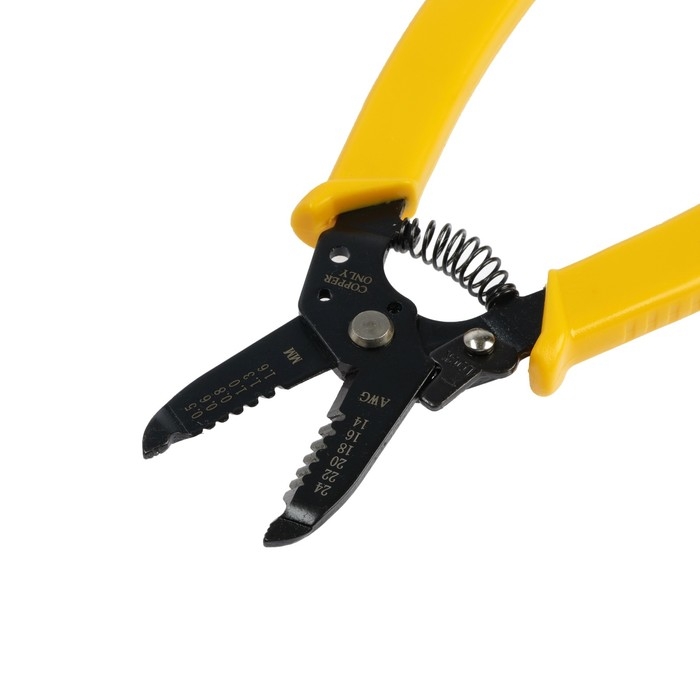 Стриппер ТУНДРА, для зачистки кабеля, 24 - 14 AWG, 0.5 - 1.6 мм Стриппер ТУНДРА, для зачистки кабеля, 24 - 14 AWG, 0.5 - 1.6 мм