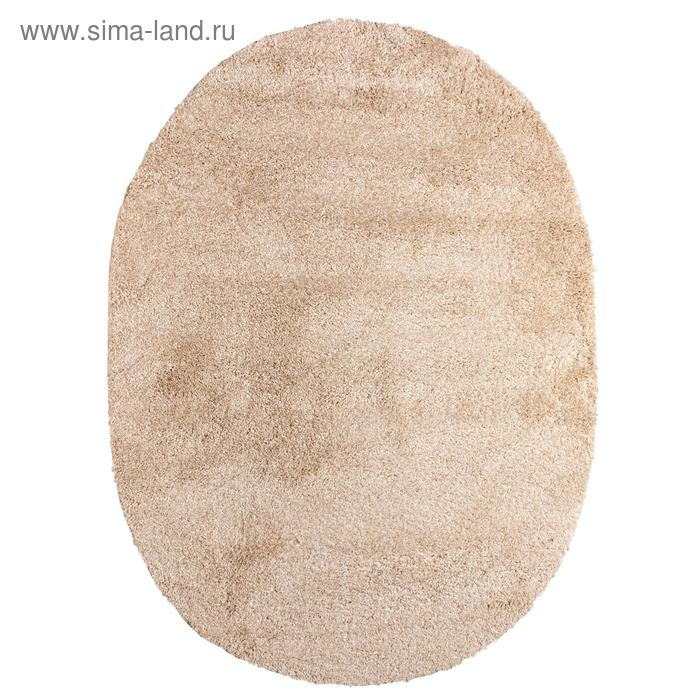 Ковёр Фризе &laquo;Шегги&raquo;, цвет меланж, овал 160х230 см