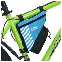 Велосумка подрамная с отсеком для бутылки, цвет синий Велосумка подрамная с отсеком для бутылки, цвет синий