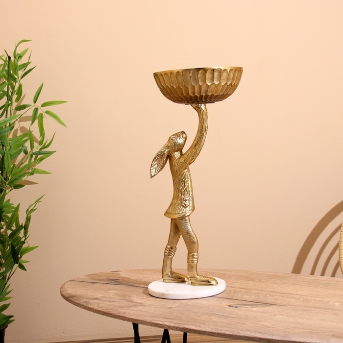 Ваза Ваза "Кролик" алюминий 24х24х54 см