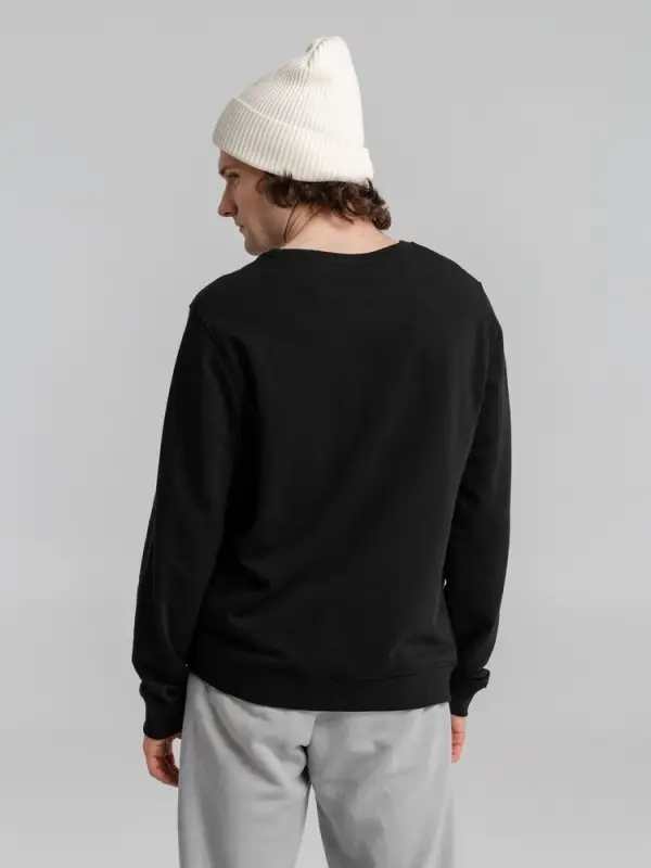 Свитшот унисекс BNC Inspire (Organic), черный, размер 3XL