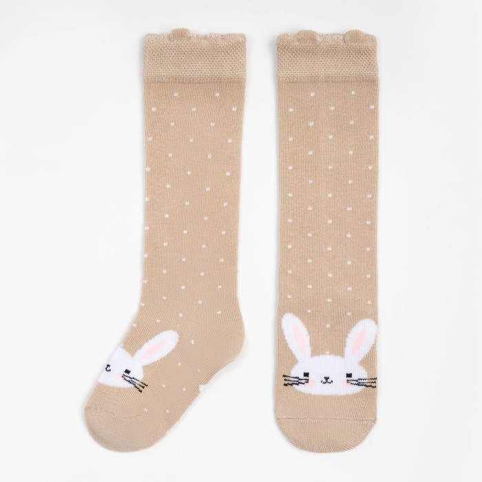 Гольфы детские Крошка Я Гольфы детские Крошка Я "Зайка" 10-12 см, бежевый