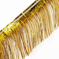Гирлянда &laquo;Дождик&raquo; с липкой лентой, 2 метра, цвет золотой