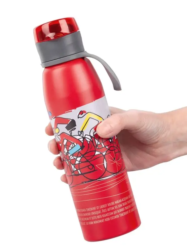 Бутылка для воды Billy Gym, матовая красная Бутылка для воды Billy Gym, матовая красная