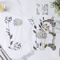 Салфетки сервировочные на стол Доляна «Укроп», 6+6 шт (28×43, 9,5×9,5 см), цвет белый Салфетки сервировочные на стол Доляна «Укроп», 6+6 шт (28×43, 9,5×9,5 см), цвет белый