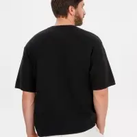 Джемпер с коротким рукавом Siluetti Volumica, черный, размер M/L Джемпер с коротким рукавом Siluetti Volumica, черный, размер M/L