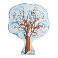 Плакат вырубной "Клён зимний" двухсторонний, 68 х 41 см Плакат вырубной "Клён зимний" двухсторонний, 68 х 41 см