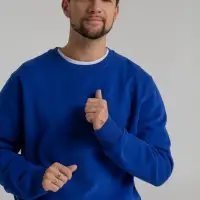 Свитшот унисекс King, ярко-синий, размер S
