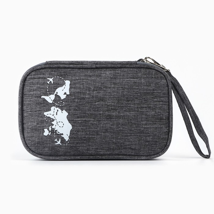 Органайзер для документов «Путешествие-всегда хорошая идея», серый, 19 х 13 см. Органайзер для документов «Путешествие-всегда хорошая идея», серый, 19 х 13 см.