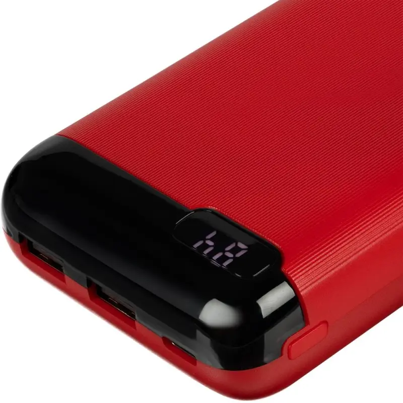 Внешний аккумулятор Gamechanger 20000 мАч, красный Внешний аккумулятор Gamechanger 20000 мАч, красный