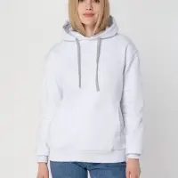 Толстовка с капюшоном Unit Kirenga Heavy белая, размер S