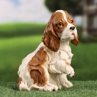 Садовая фигура "Спаниель" 14х16х20см /// Садовая фигура "Спаниель" 14х16х20см ///