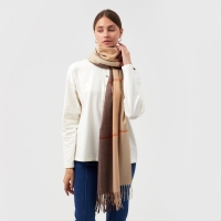 Палантин женский MINAKU цв. бежевый, размер 68*180 см Палантин женский MINAKU цв. бежевый, размер 68*180 см