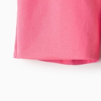 Комплект для девочки (футболка, шорты) MINAKU цвет розовый, рост 110