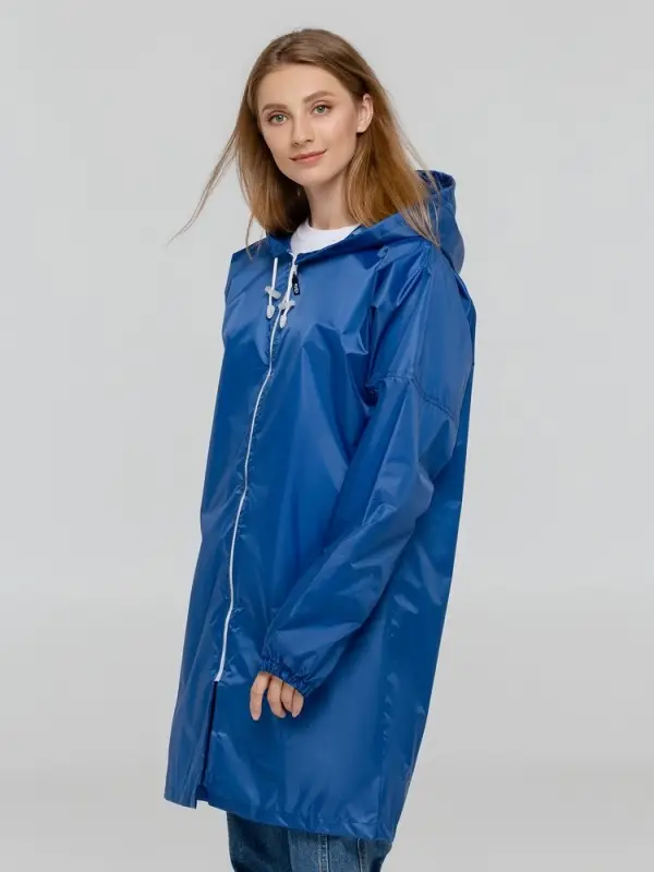Дождевик &laquo;Воплащение ума&raquo;, ярко-синий, размер S