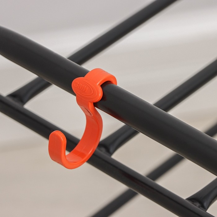 Подставка для обуви, 3 яруса, 65&times;30&times;48 см, цвет чёрный