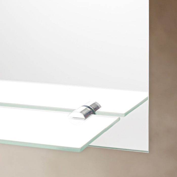 Зеркало &laquo;Ромб&raquo;, с пескоструйной графикой, настенное, с полочкой, 45&times;60 см