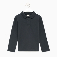 Джемпер (поло) детский MINAKU цвет графит, рост 110