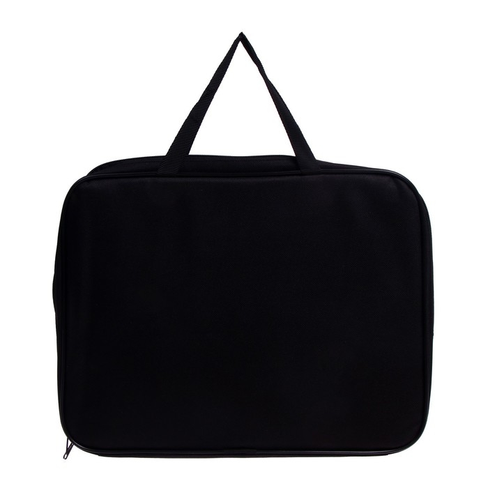 Папка для труда А4, 335 х 260 х 60 мм, с ручками, текстиль, ПВХ, с наполнением 13 предметов, Calligrata, ПТР-111, Папка для труда А4, 335 х 260 х 60 мм, с ручками, текстиль, ПВХ, с наполнением 13 предметов, Calligrata, ПТР-111, "Карандаши"