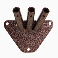 Флагшток &ndash; кронштейн, крепление на 3 флага, уличный, настенный, d-1.5 см