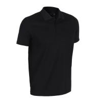 Футболка поло мужская спортивная, размер S (46), цвет черный