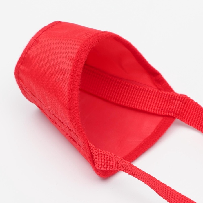 Намордник текстильный, размер 3 (длина по носу 4 см, обхват морды 22 см), микс цветов