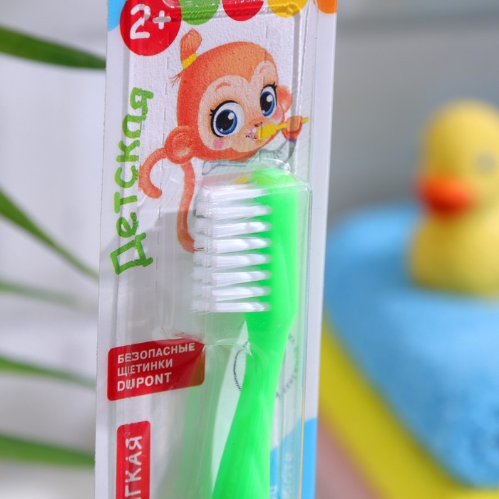 Зубная щетка детская Silcamed, мягкая 2-7 лет, 1 шт., МИКС Зубная щетка детская Silcamed, мягкая 2-7 лет, 1 шт., МИКС