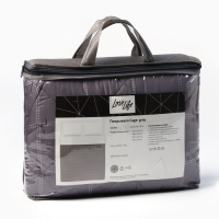 Покрывало LoveLife 2 сп Cage: grey 180*210&plusmn;5см, микрофайбер, 100% п/э