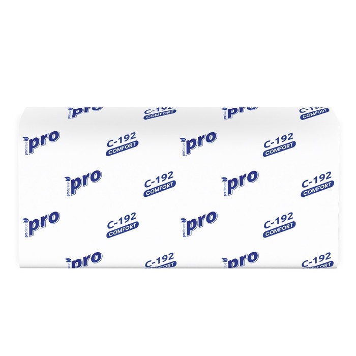 Полотенца бумажные V-сложения PROtissue C192, 1 слой, 250 листов