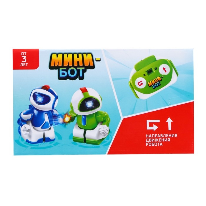 Набор радиоуправляемых роботов &laquo;Битва Миниботов&raquo;, световые эффекты