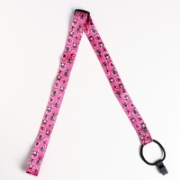 Ремень для укулеле Music Life "Кошечки", 50 см, розовый Ремень для укулеле Music Life "Кошечки", 50 см, розовый