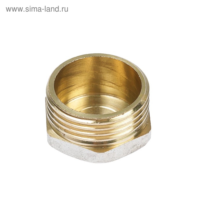 Заглушка OTMO, 3/4 Заглушка OTMO, 3/4", наружная резьба, никелированная латунь