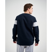 Свитшот мужской, цвет синий/серый, размер 46