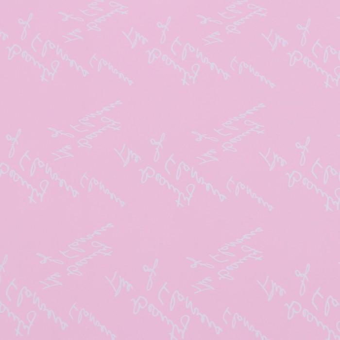 Пленка для цветов "Красота цветов", матовая, розовая, 58 см х 5 м