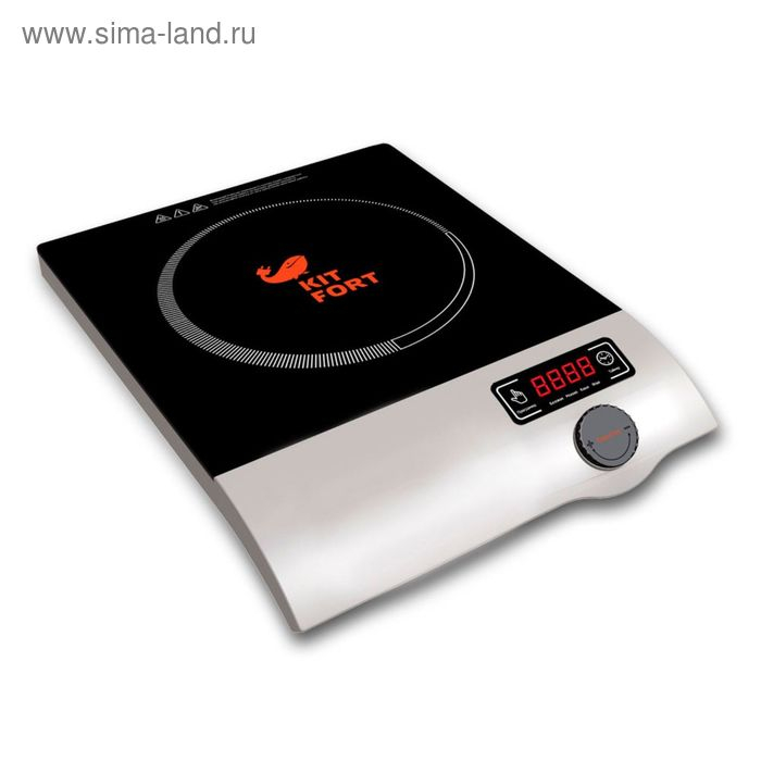 Плитка индукционная Kitfort КТ-108, 2000 Вт, 1 конфорка, таймер чёрная Плитка индукционная Kitfort КТ-108, 2000 Вт, 1 конфорка, таймер чёрная
