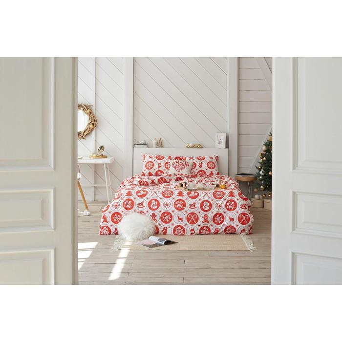Постельное белье LoveLife 2сп "New Year's gifts" 175*215см,200*225см,50*70см-2шт