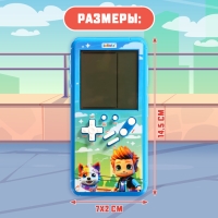 Электронная игра, цвет голубой Электронная игра, цвет голубой