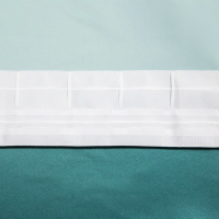 Штора портьерная Этель 145&times;265 см, двусторонний блэкаут, цвет Серо-голубой, пл. 240 г/м&sup2;